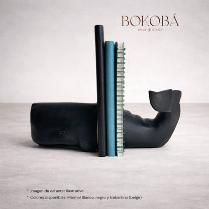 Porta libros Whale