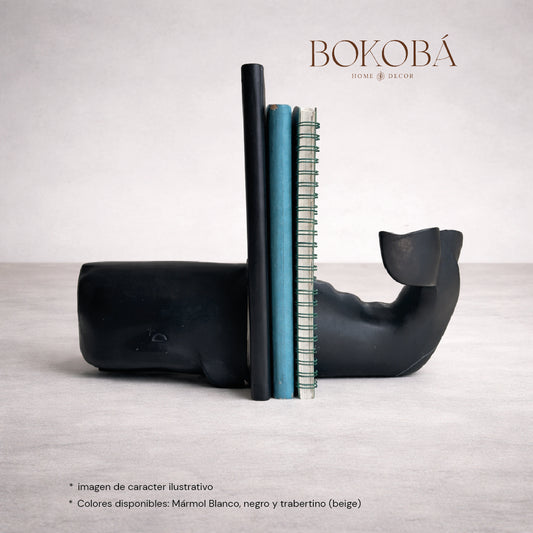 Porta libros Whale
