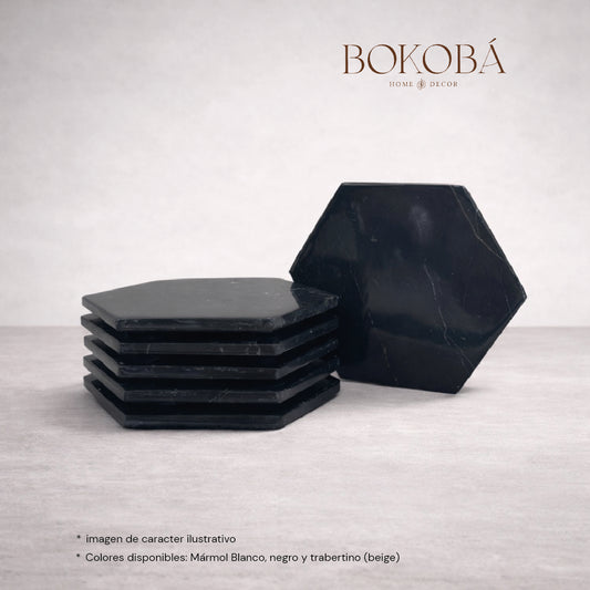 Set de 6 Portavasos Diamante