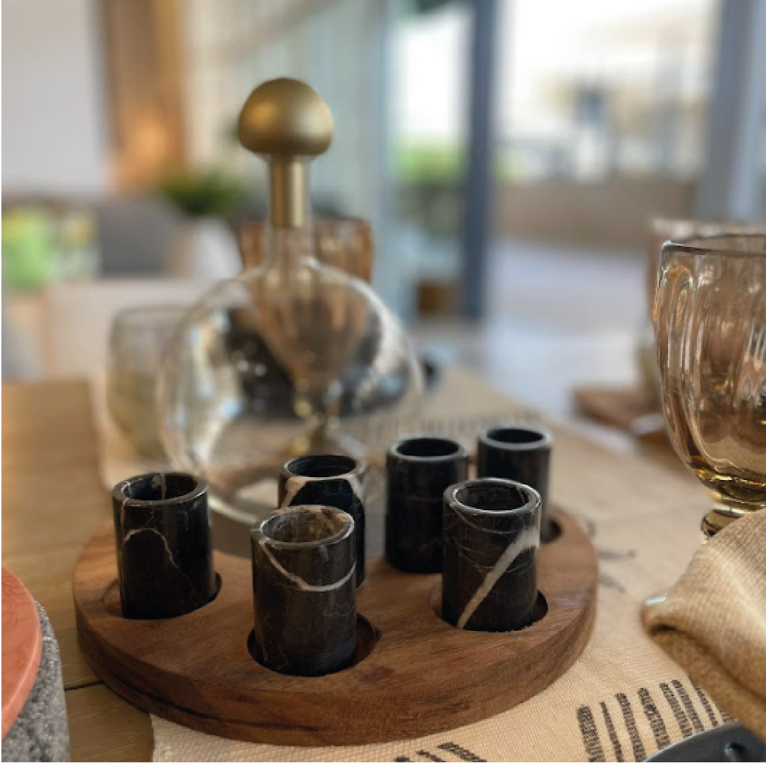 Set de 6 Tequileros cilíndricos Diego